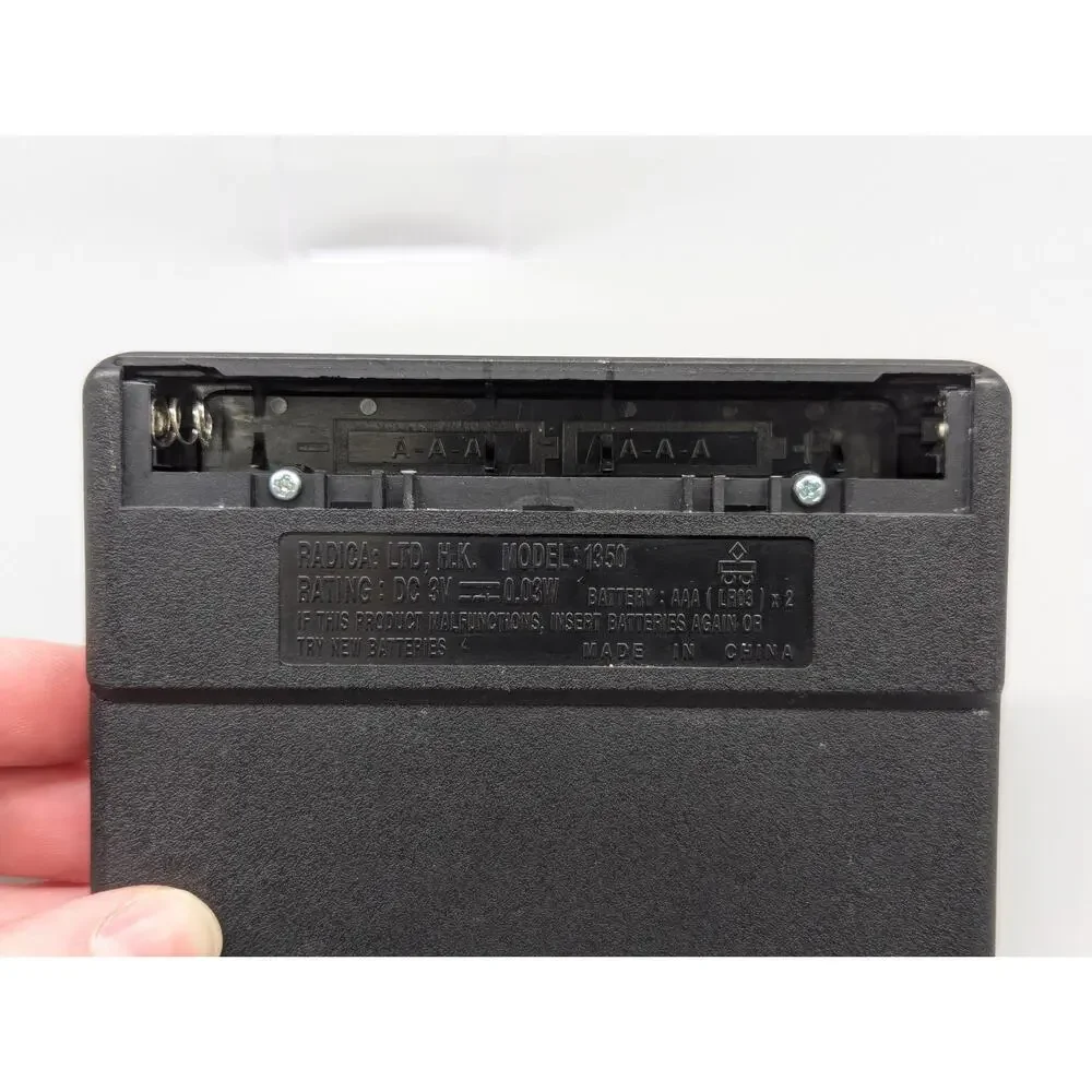 Radica 1350 Pocket Blackjack 21 Handheld Electronic Game Tested